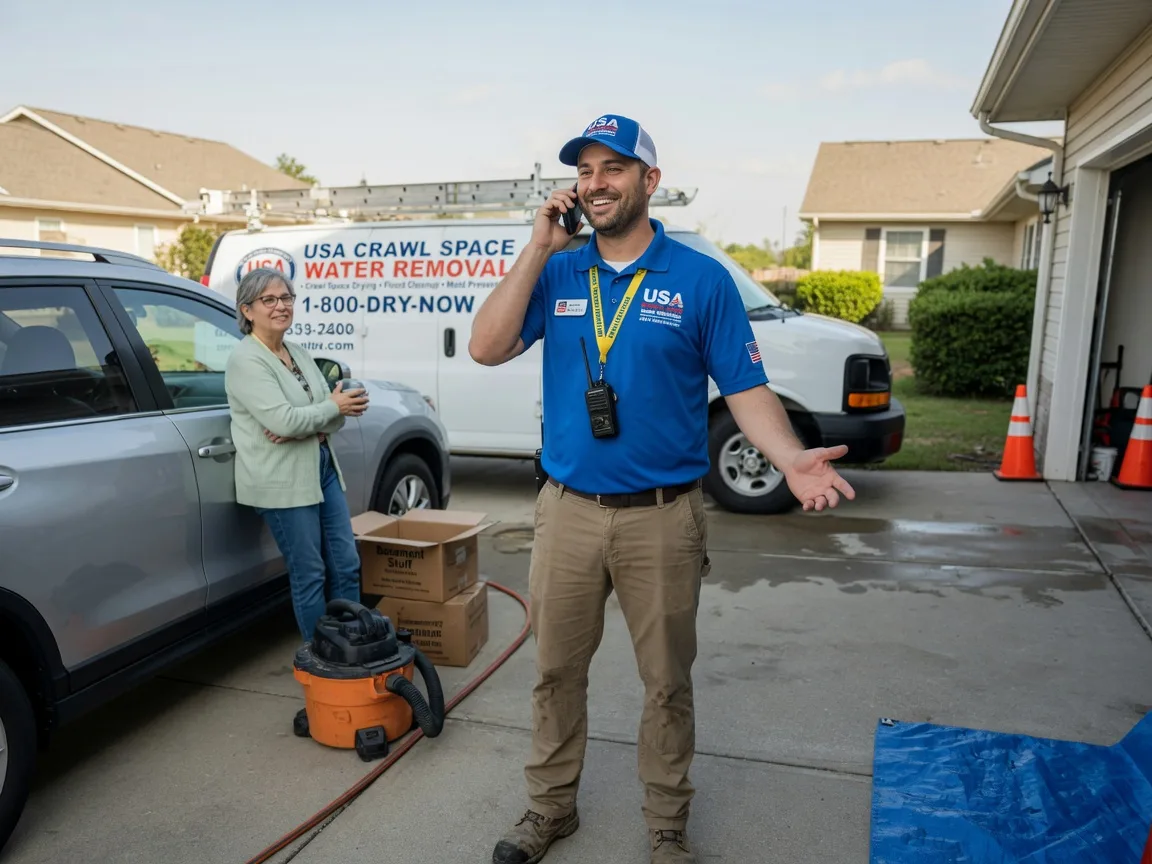 Crawl Space Water Removal Benton, AR FAQs